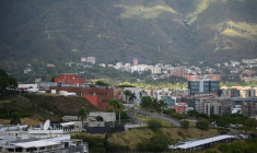 L'ambassade américaine à Caracas, le 9 janvier 2026 ( AFP / Federico PARRA )
