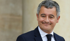 Le ministre de la Justice, Gérald Darmanin, à Paris le 29 octobre 2025 ( AFP / Ludovic MARIN )