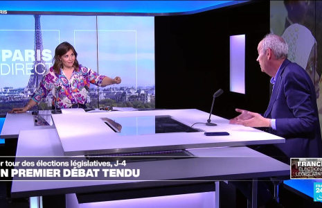 Décryptage : un premier débat tendu à 4 jours du premier tour des législatives