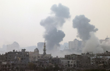 Gaza après une frappe israélienne