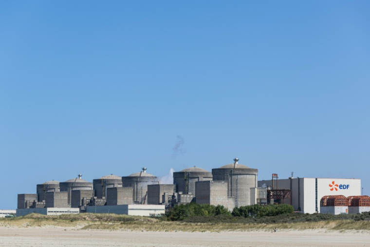 La centrale nucléaire de Gravelines (nord), le 11 août 2026 ( AFP / Sameer Al-DOUMY )