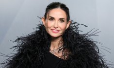 L'actrice américaine Demi Moore à Los Angeles le 15 mars 2026 ( AFP / Jean Baptiste Lacroix )
