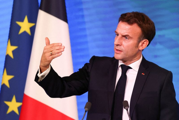 Photo d'archives du président français, Emmanuel Macron