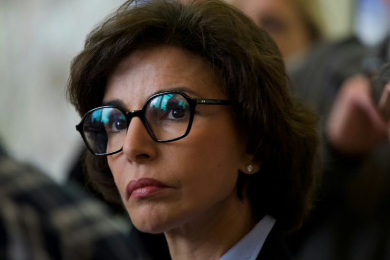 La ministre de la Culture Rachida Dati à Bourges le 16 avril 2025 ( AFP / GUILLAUME SOUVANT )