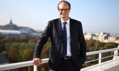 Le PDG de Verkor, Benoît Lemaignan, à Paris, le 14 septembre 2023. ( Thomas SAMSON/AFP / THOMAS SAMSON )