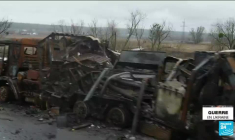 Reportage : l'aéroport d'Hostomel repris aux mains des Russes, au prix de lourdes pertes