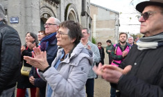 Verdun: les participants d'une messe organisée en hommage à Pétain hués par des manifestants