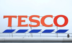 Vue du logo de Tesco