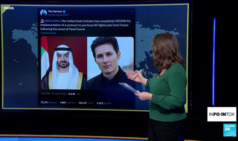 Affaire Durov : non, Paris n'a pas perdu 17 milliards en arrêtant le PDG de Telegram