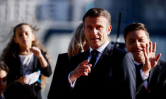 Le président Emmanuel Macron à Marseille