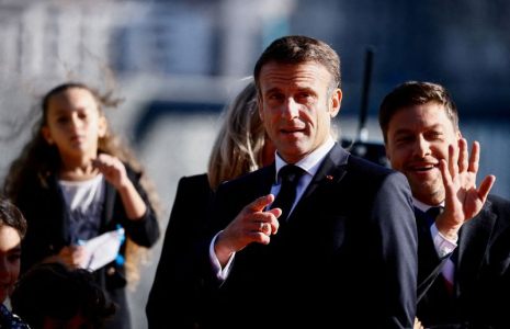Le président français Emmanuel Macron, à Marseille