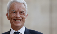 Patrick Martin à Paris, le 31 mars 2025. ( AFP / LUDOVIC MARIN )