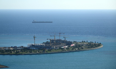 Vue aérienne de Yanbu, en Arabie saoudite.  ( AFP / PATRICK HERTZOG )