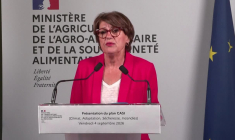 Sécheresse: plus d'un milliard d'euros pour soutenir l'agriculture, annonce la ministre