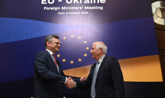 Réunion des ministres des Affaires étrangères de l'UE et de l'Ukraine à Kyiv