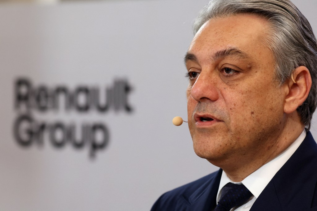 Luca De Meo, le 6 décembre 2023, à Boulogne-Billancourt ( AFP / ALAIN JOCARD )