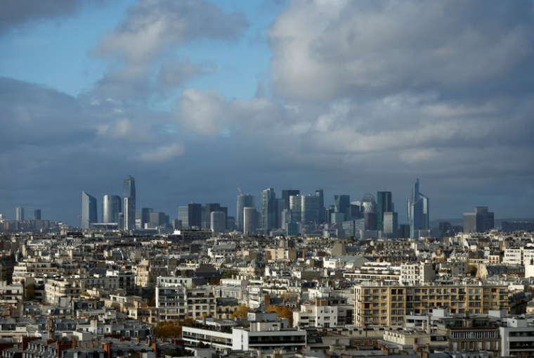 Le quartier de la Défense à Paris, en France