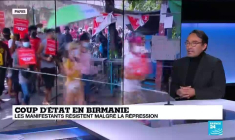 Coup d'État en Birmanie : les manifestants résistent malgré la répression