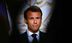 Le président français Emmanuel Macron à l'Elysée à Paris