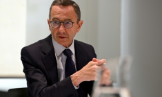 Bruno Retailleau, président des LR et candidat à la présidentielle, assiste à une réunion au siège du Parti populaire espagnol (PP) à Madrid, le 22 juin 2026 en Espagne ( AFP / JAVIER SORIANO )