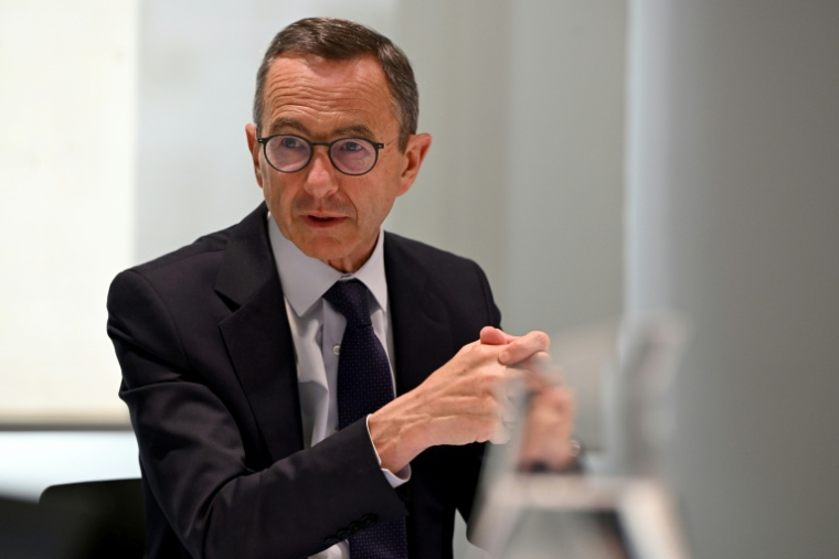 Bruno Retailleau, président des LR et candidat à la présidentielle, assiste à une réunion au siège du Parti populaire espagnol (PP) à Madrid, le 22 juin 2026 en Espagne ( AFP / JAVIER SORIANO )