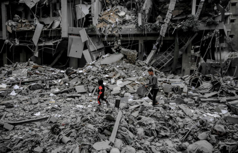 Gaza, le 3 mars 2024.  ( AFP / - )
