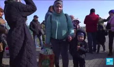 EN IMAGES : le récit du 3e jour de guerre en Ukraine