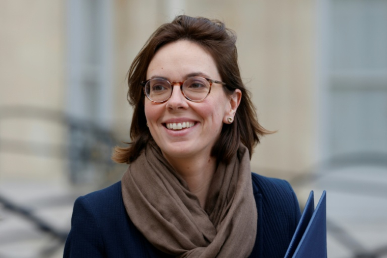 Amélie de Montchalin le 16 avril 2025 à Paris, reconduite le 12 octobre à son poste de ministre de l'Action et des Comptes publics ( AFP / Ludovic MARIN )