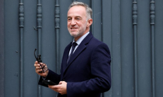 Le député Emmanuel Grégoire au siège du PS