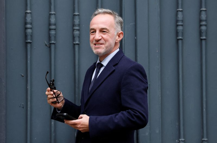 Le député Emmanuel Grégoire au siège du PS