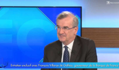 "Les banques poussent à la roue sur le crédit immobilier !" selon François Villeroy de Galhau (Banque de France)
