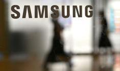 Le logo de Samsung Electronics à Seoul, le 20 mai 2026. ( AFP / Jung Yeon-je )