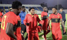 L’arrivée incroyable des joueurs angolais contre la Libye