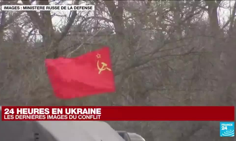 EN IMAGES : les dernières 24 h de l'invasion russe en Ukraine