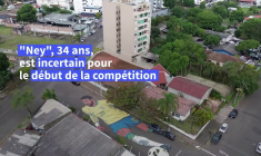 Brésil: une fresque géante de Neymar, star attendue du Mondial