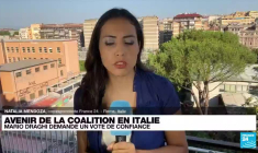 Avenir de la coalition en Italie : Mario Draghi demande un vote de confiance