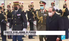 Visite d'al-Sissi à Paris : le président égyptien reçu à l'Elysée
