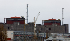 La centrale nucléaire de Zaporizhzhia près d'Enerhodar, en Ukraine