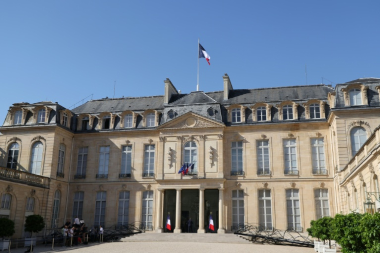 Le palais de l'Elysée, le 1er juillet 2025 à Paris ( AFP / Ludovic MARIN )
