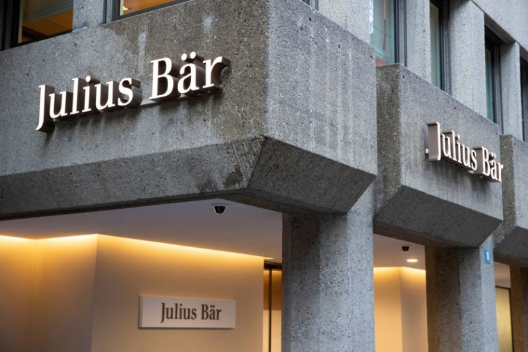 Photo d'archives du logo de Julius Baer