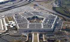 Vue aérienne sur le Pentagone à Washington