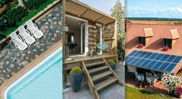 Louer piscine, parking, accueillir un tournage etc...des idées originales pour faire des revenus complémentaires. (© FreepiK/Greenkub/Teresolaire)