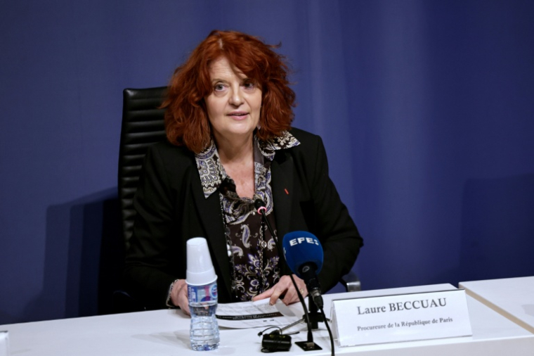 La procureure de Paris Laure Beccuau donne une conférence de presse concernant le cambriolage au Louvre, le 29 octobre 2025 à Paris ( AFP / STEPHANE DE SAKUTIN )