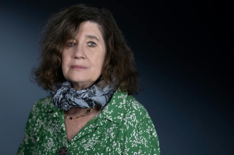 La Contrôleure générale des lieux de privation de liberté (CGLPL) Dominique Simonnot, lors d'une séance photo à Paris le 9 mai 2025 ( AFP / Thomas SAMSON )