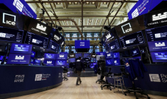 Vue de l'intérieur de la Bourse de New York