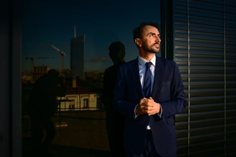 Le maire écologiste de Lyon, Grégory Doucet, le 29 janvier 2026 à Lyon ( AFP / OLIVIER CHASSIGNOLE )