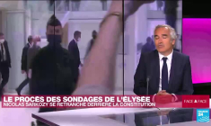 Au procès des sondages de l'Élysée, Nicolas Sarkozy garde le silence