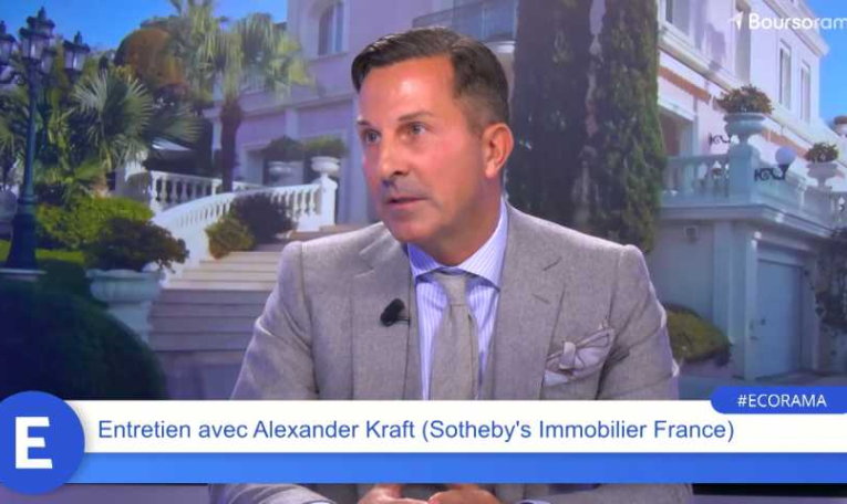 Alexander Kraft (Président de Sotheby's Immobilier) : "Dans l'immobilier de luxe aujourd'hui, ce sont encore les Français qui achètent !"