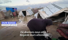 A Gaza, des tentes pour déplacés à nouveau inondées après de fortes pluies