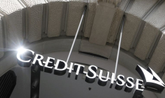 Le logo de la banque suisse Credit Suisse